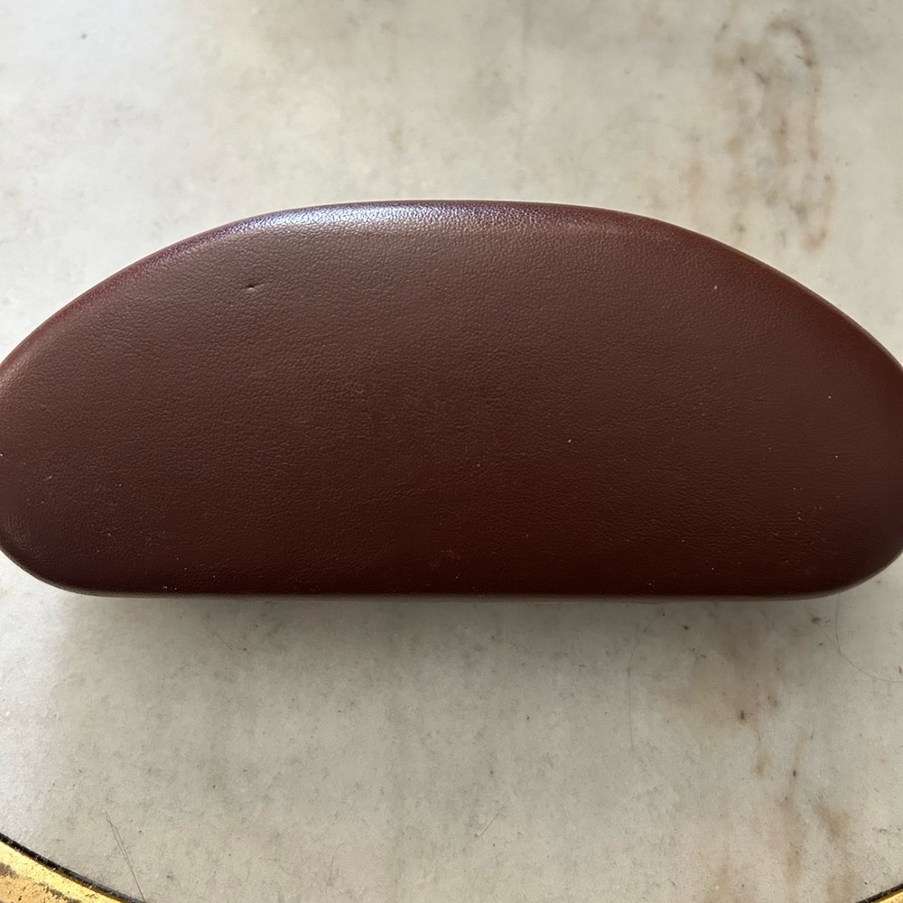 Maui Jim Sunglasses Large Clam Shell Hard Case Only Brown - Picture 3 of 9